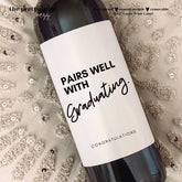 Graduation Wine Label
